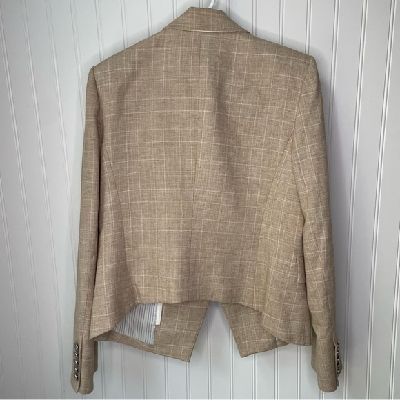 Veronica Beard Diego Dickey Jacket Linen Blend Size 8 - Picture 9 of 9